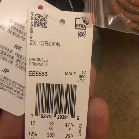 Adidas Originals ZX Torsion (US-12.5) - Picture 6 of 7